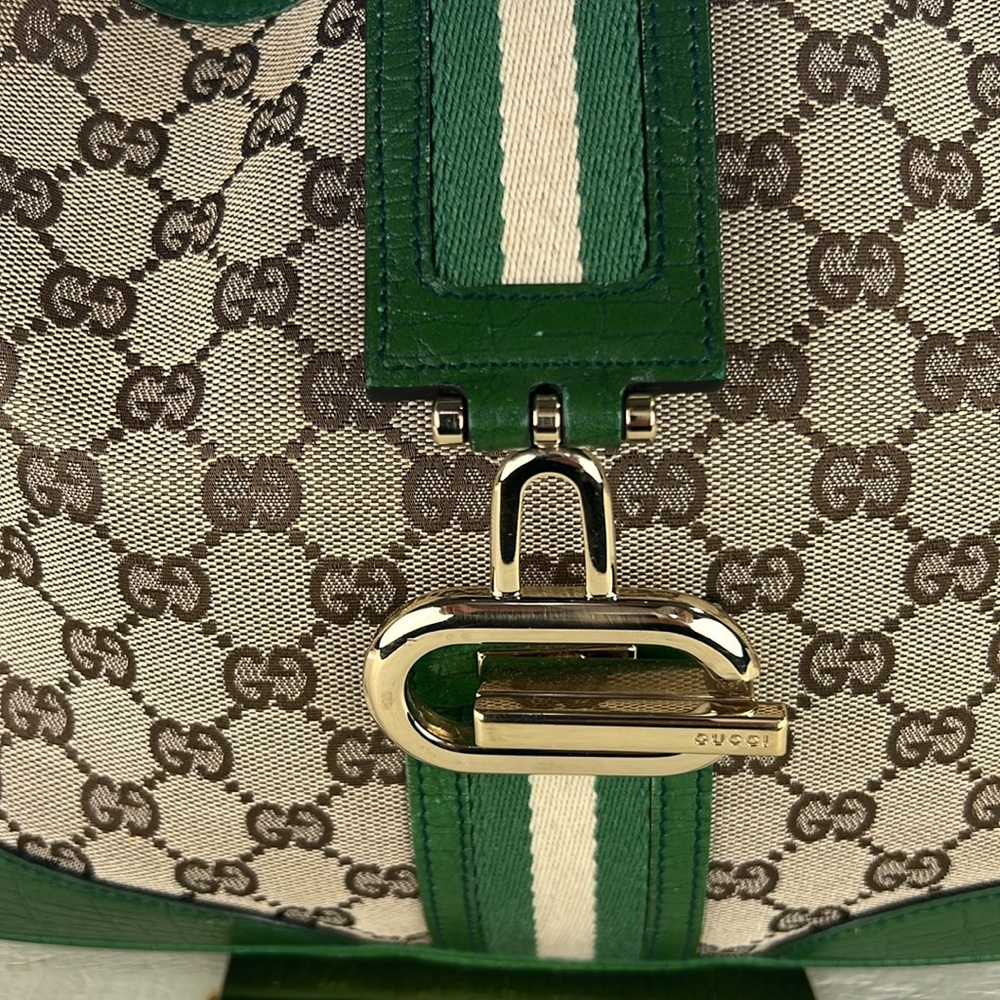 Sold on other platform Gucci Jackie Sherry Green One Shoulder bag - Picture 4 of 16
